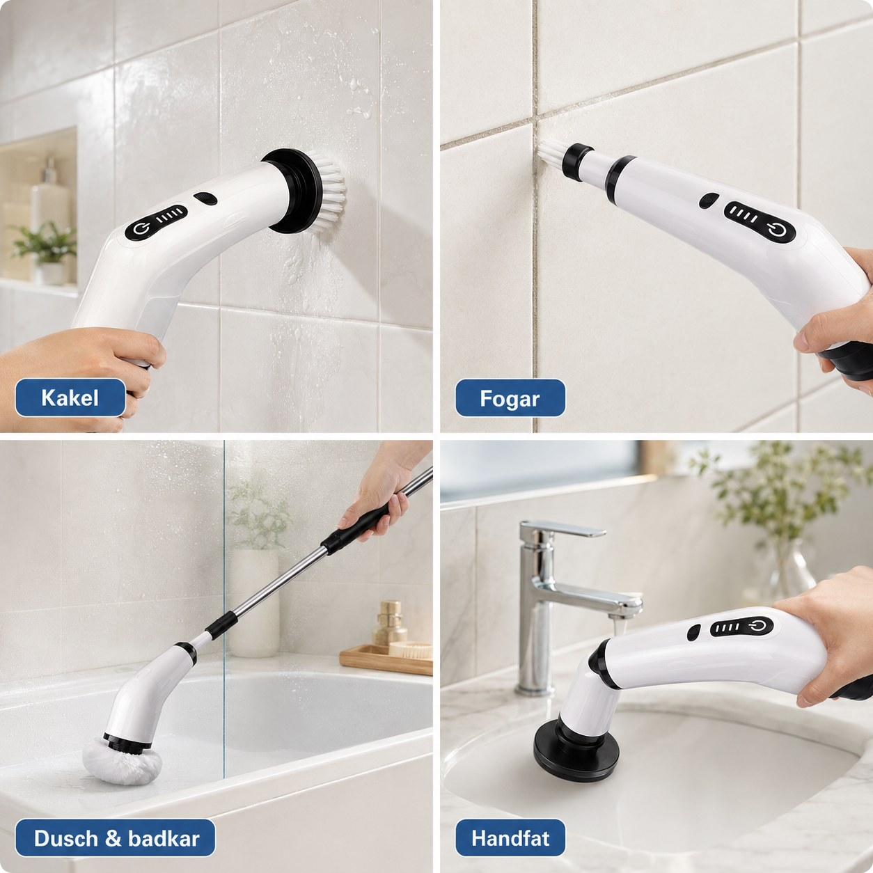 Kakelo™ Elektrisk rengöringsborste