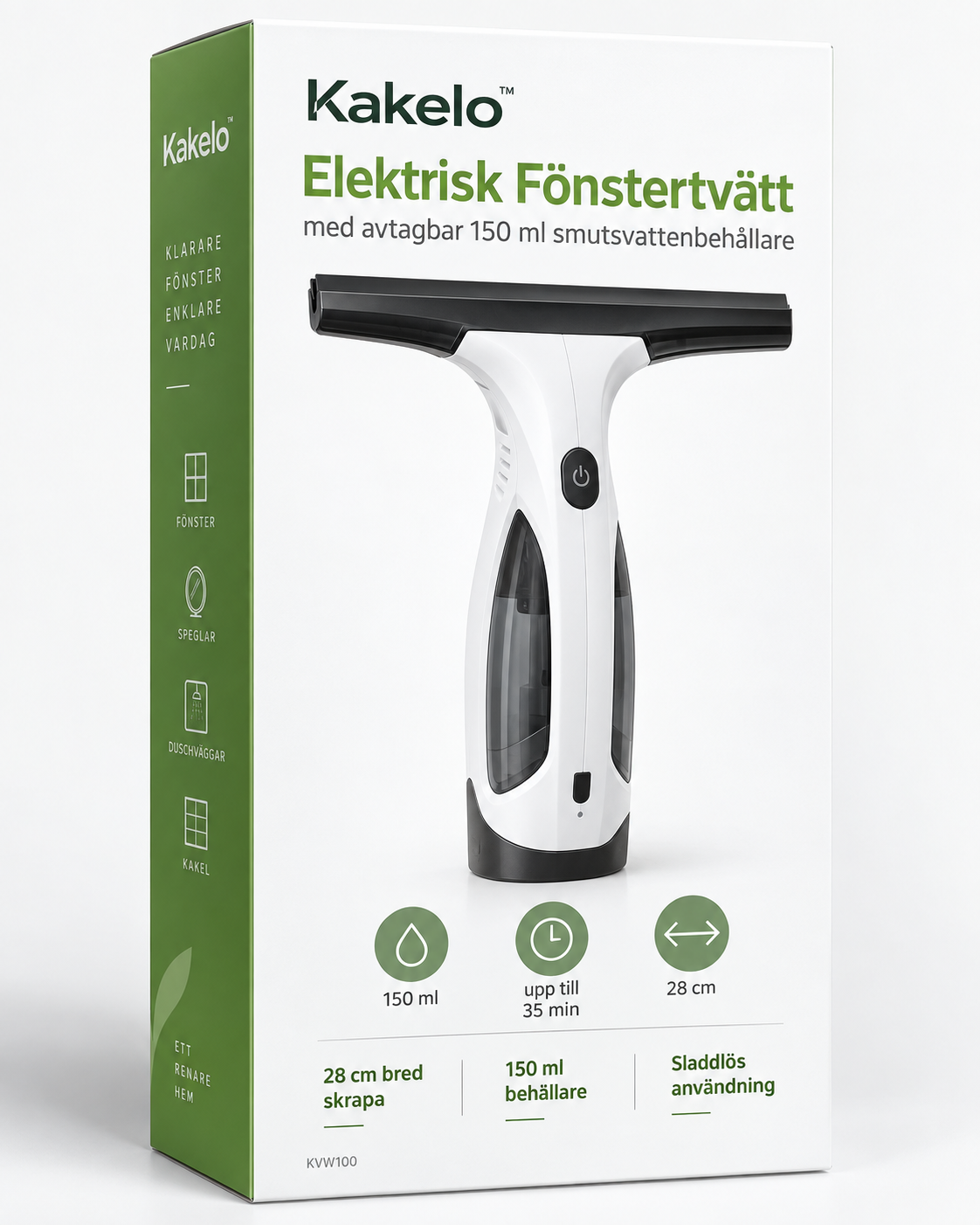 Kakelo™ Elektrisk Fönstertvätt