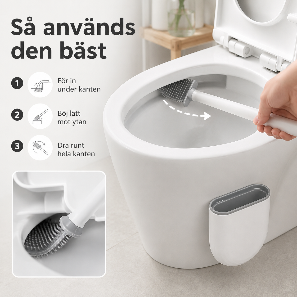 Kakelo™ – Toalettborsten som når överallt
